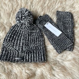 Rebecca Minkoff Beanie & Hand Warmer Set